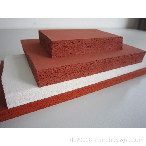 Silicone sponge sheet